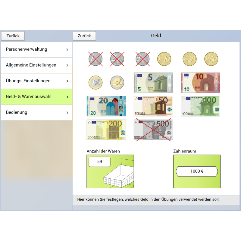 Einkaufen mit dem Euro / Mehrplatzlizenz